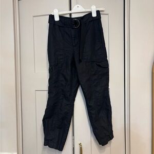 Quince Cotton Linen Twill Cargo Pant with Belt